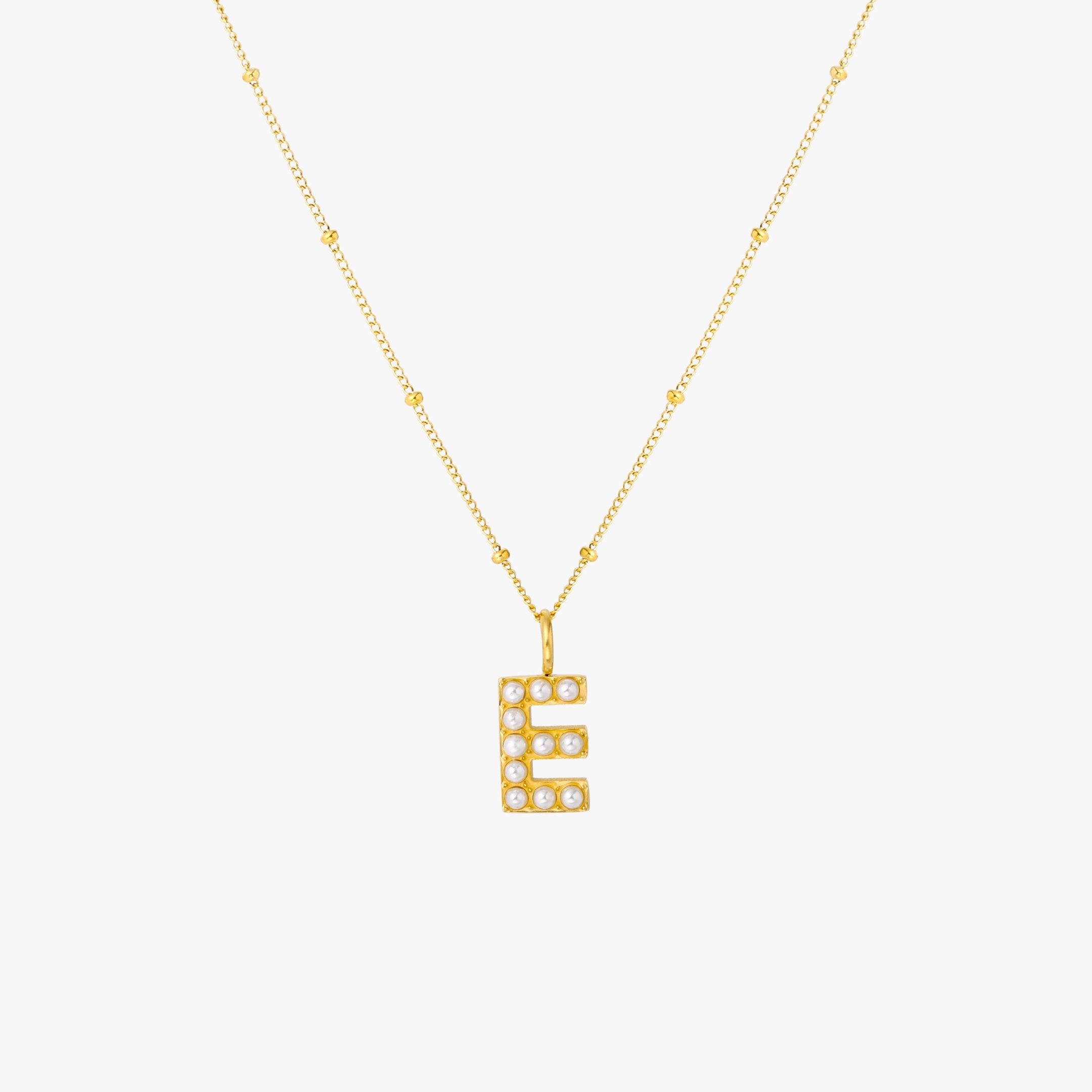 Pearl Initial Necklace - Image 13
