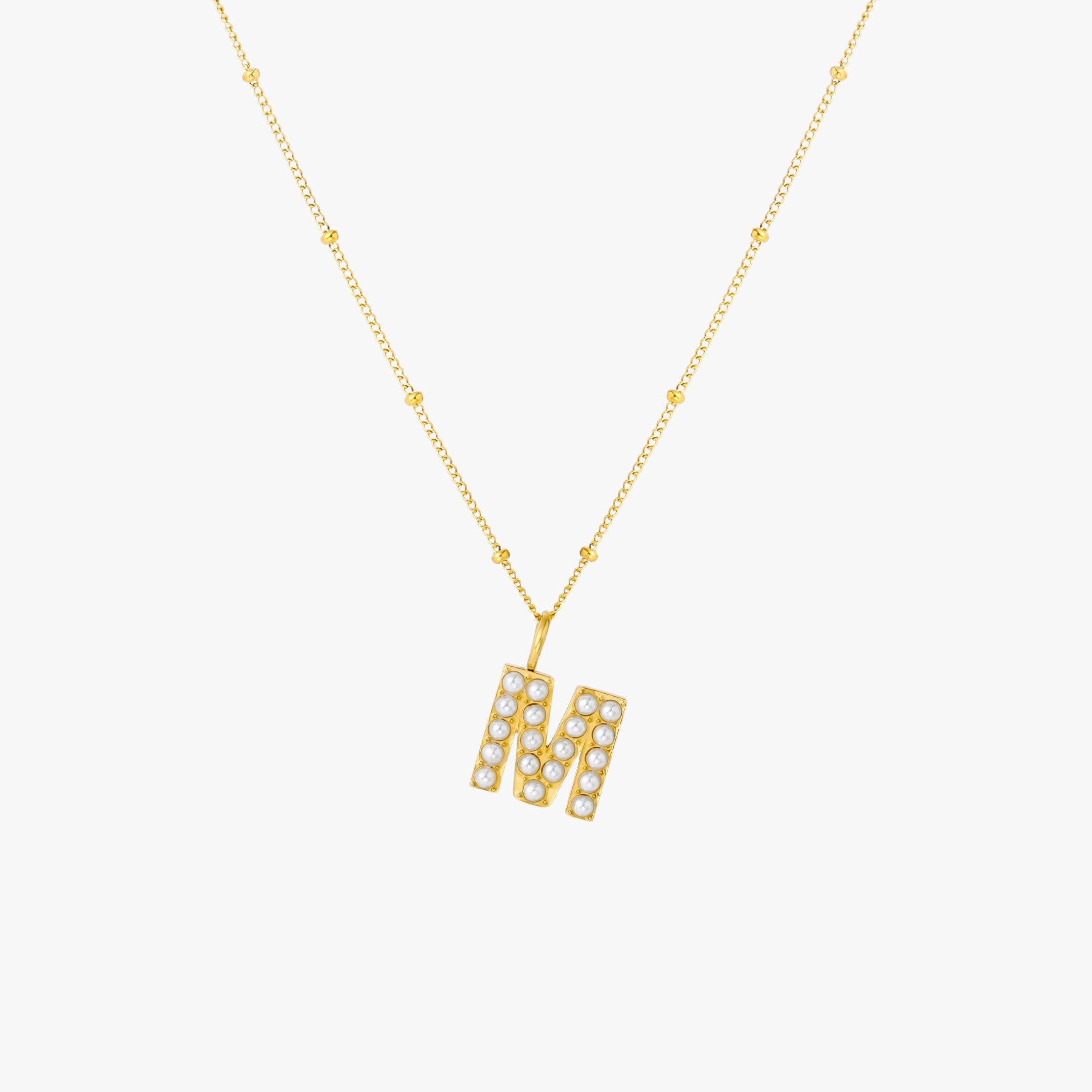 Pearl Initial Necklace - Image 21