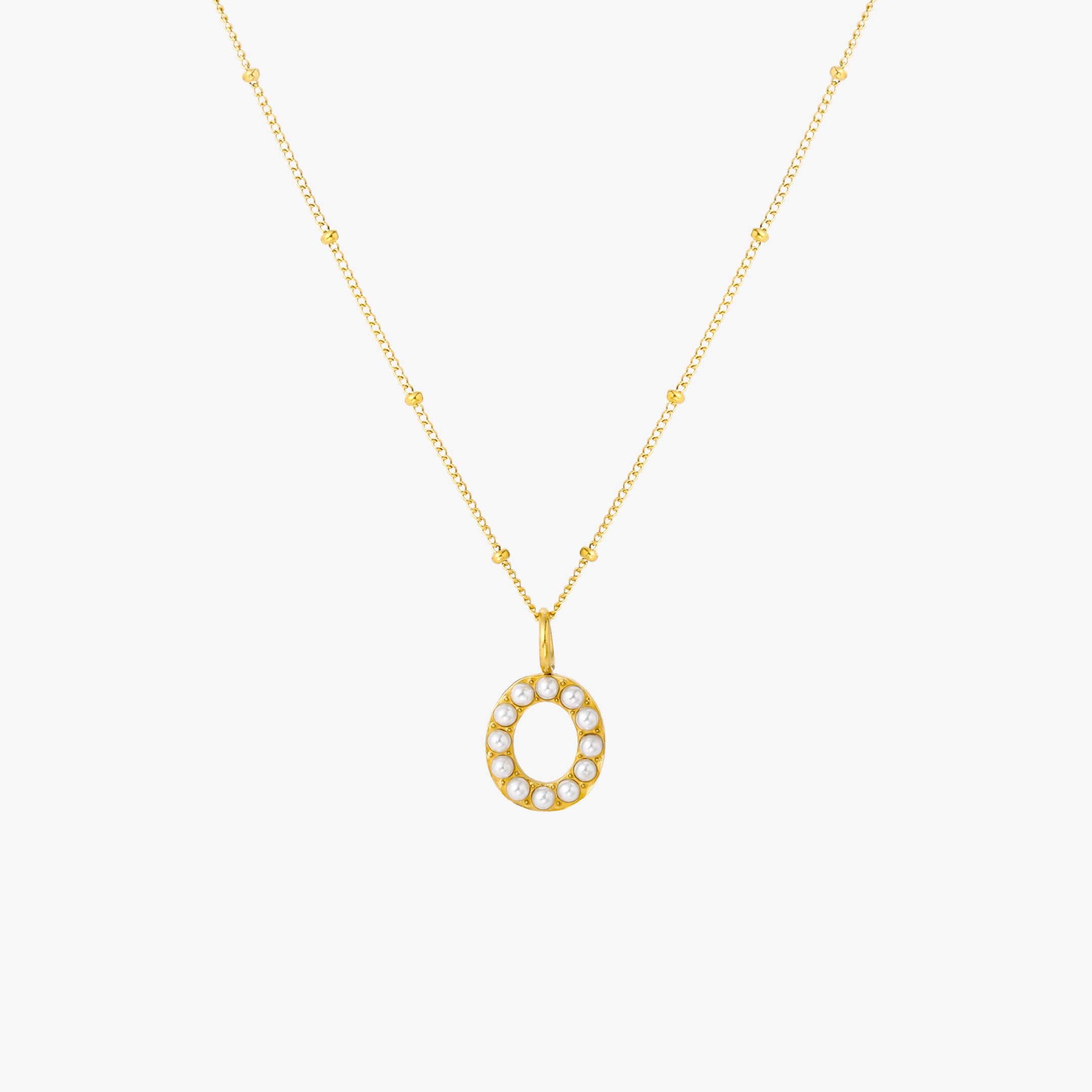 Pearl Initial Necklace - Image 23