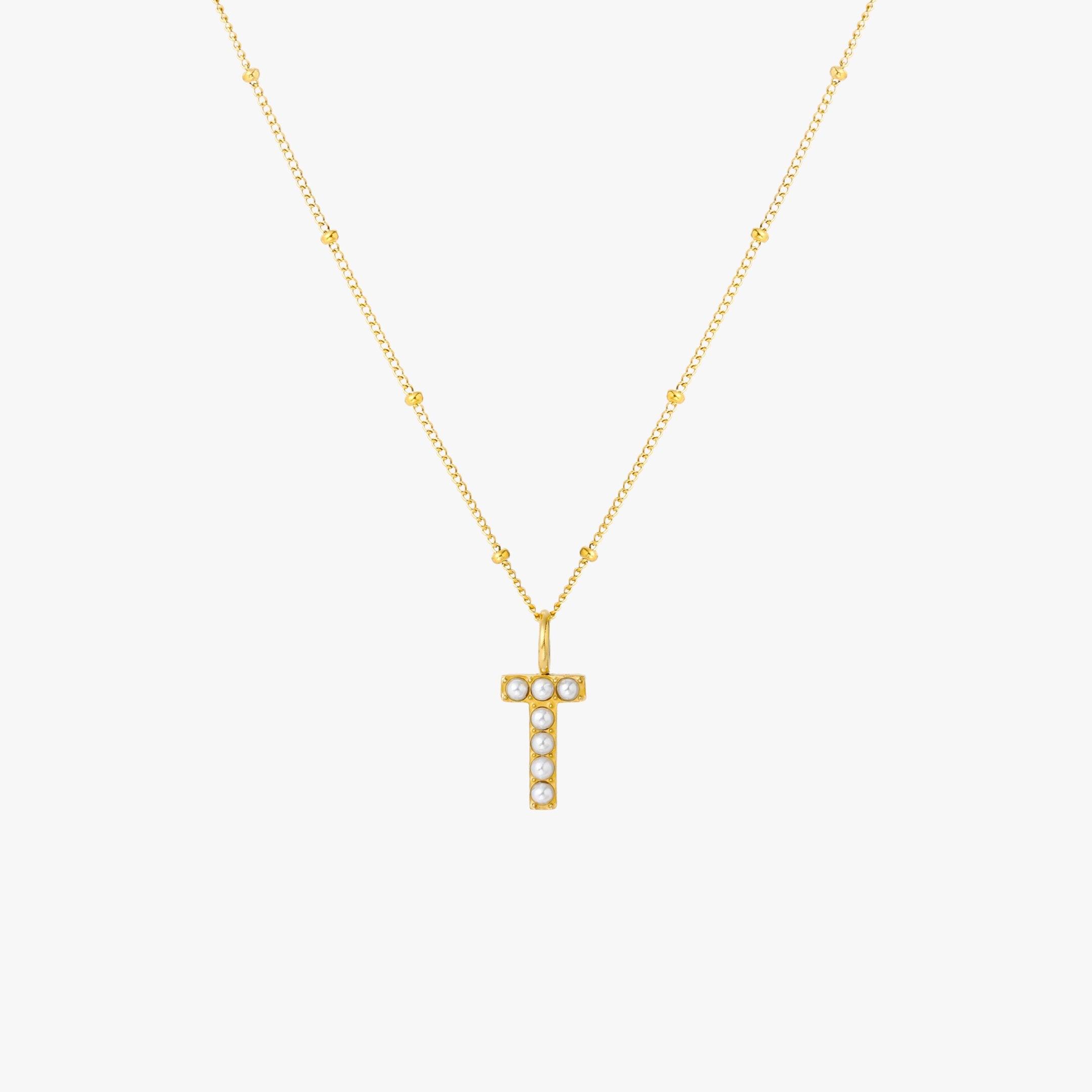 Pearl Initial Necklace - Image 28
