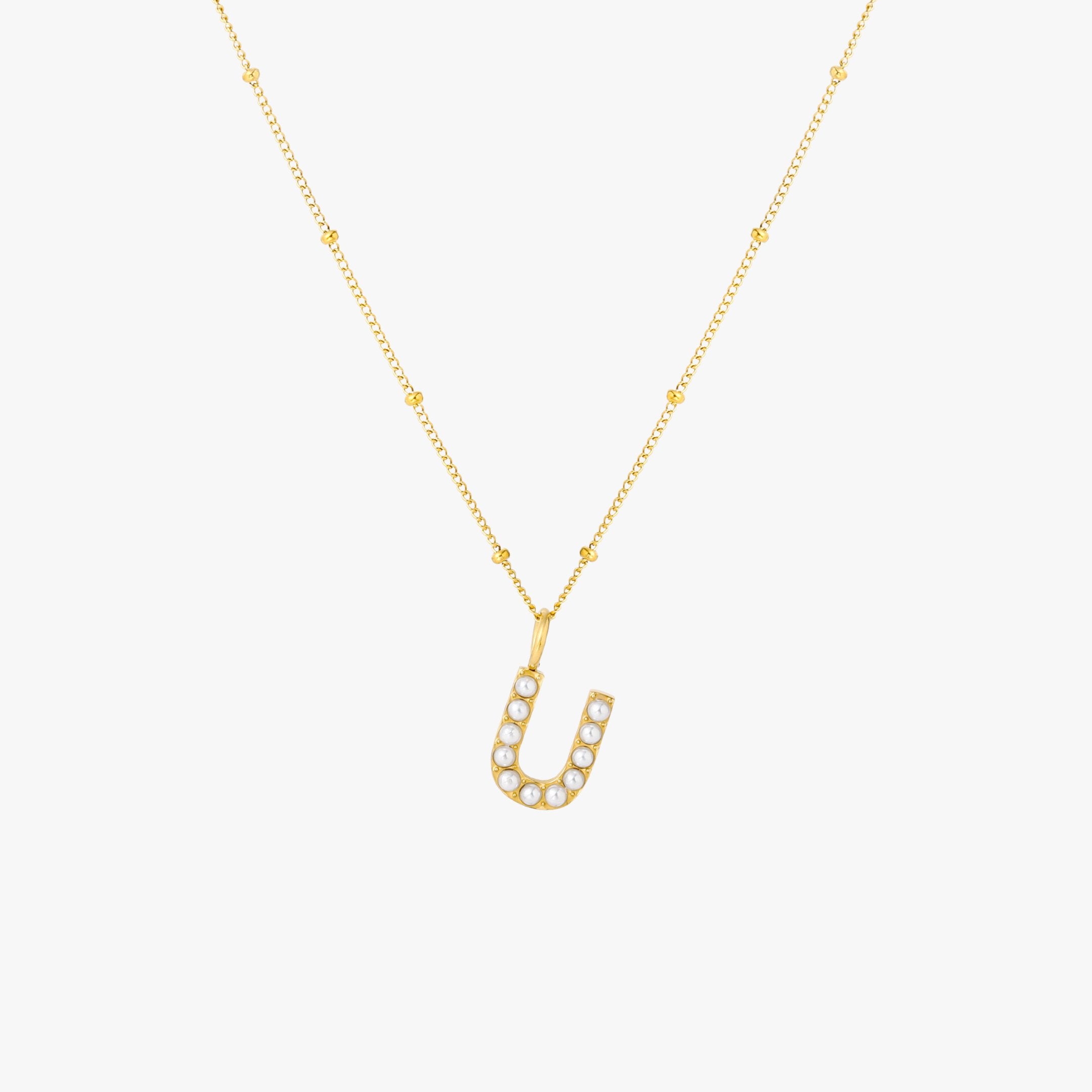 Pearl Initial Necklace - Image 29