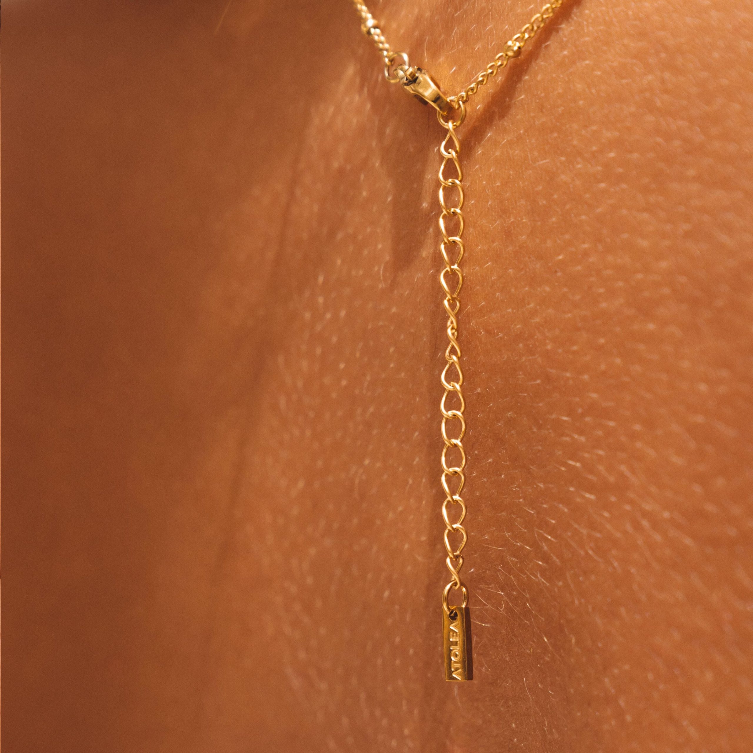 Athena Greek Medallion Necklace - Image 3