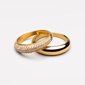Day & Night Ring Set