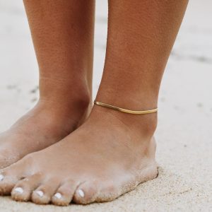 Kauai Herringbone Anklet