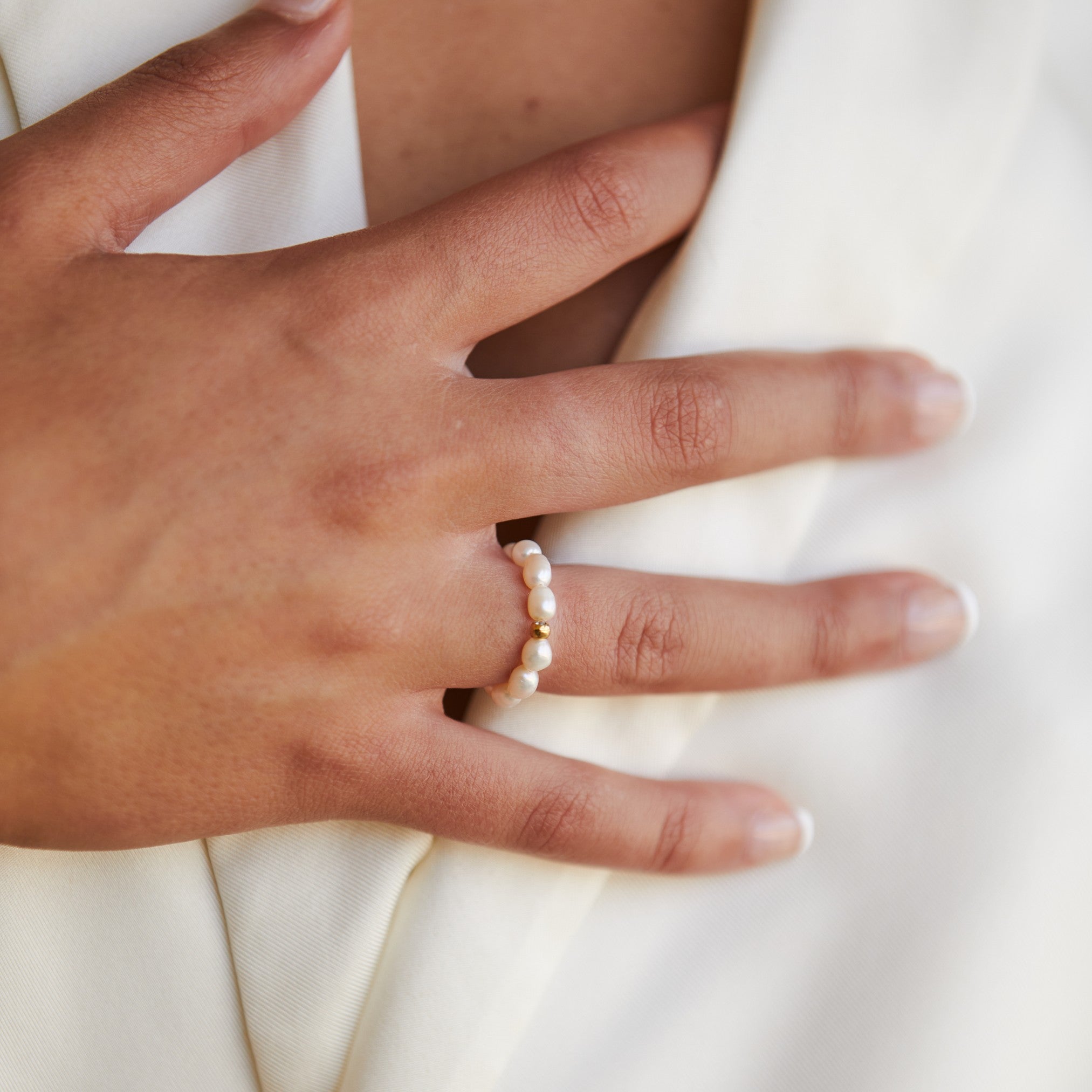 Freshwater Pearl Ring - Image 7