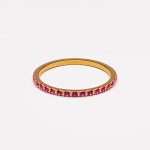 Bordeaux Thin Ring
